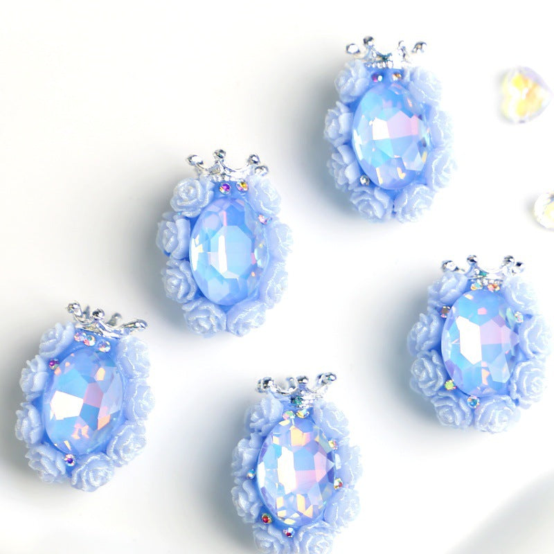 Wholesale Crown Cat's Eye Tassel Polymer Clay Beads